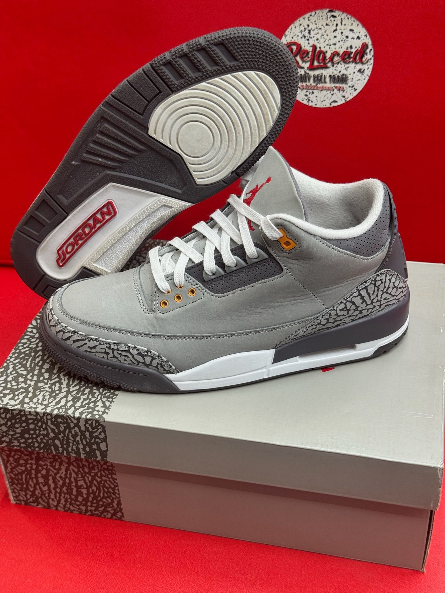 9.5M Jordan 3 retro Cool Grey (2021)