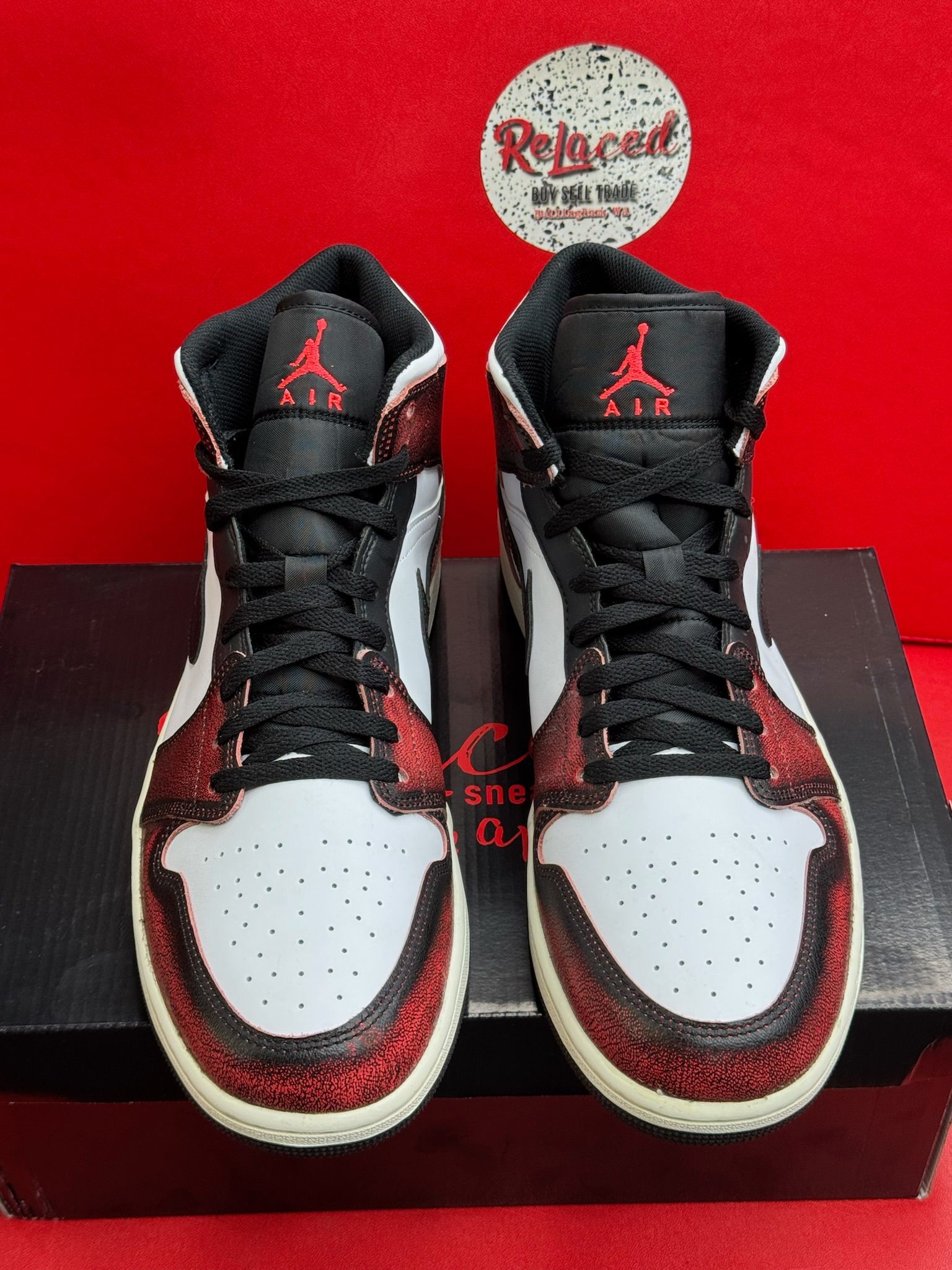 14M Jordan 1 Mid Wear Away Chicago