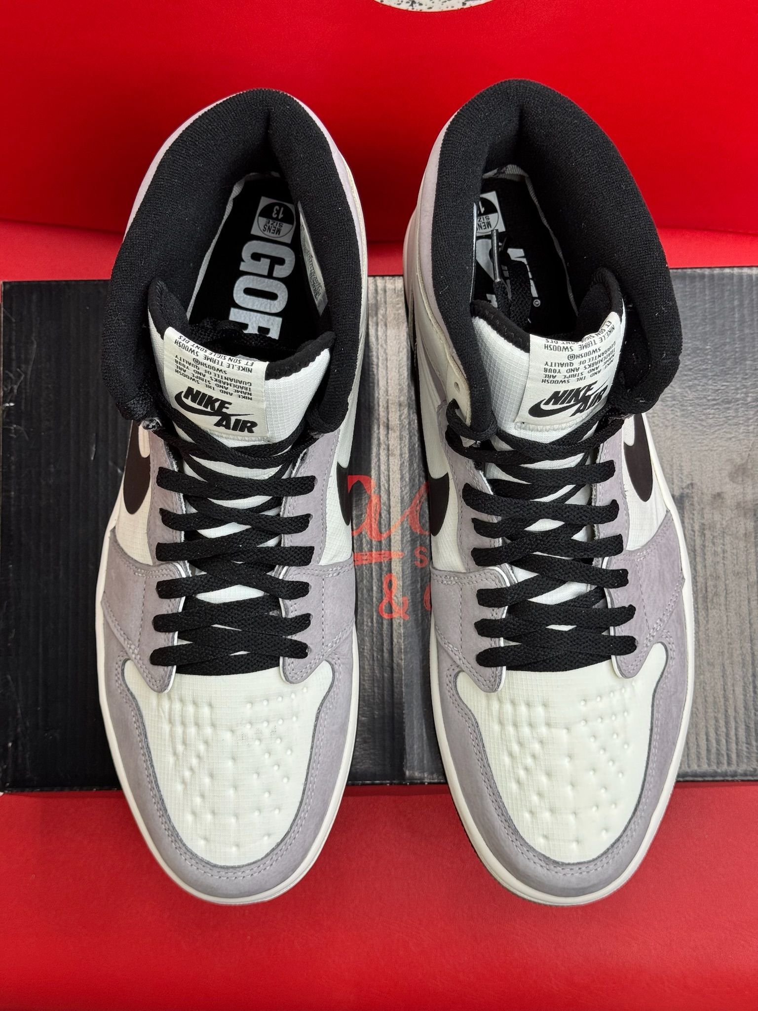 13M Jordan 1 High Element . Gore-Tex Light Bone