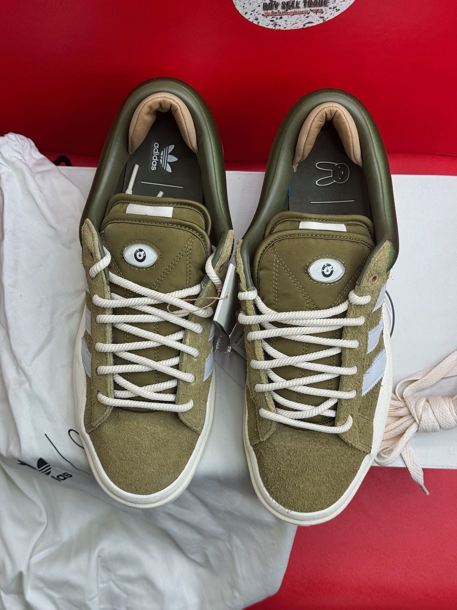 10.5M Adidas Campus Light Bad Bunny Wild Moss