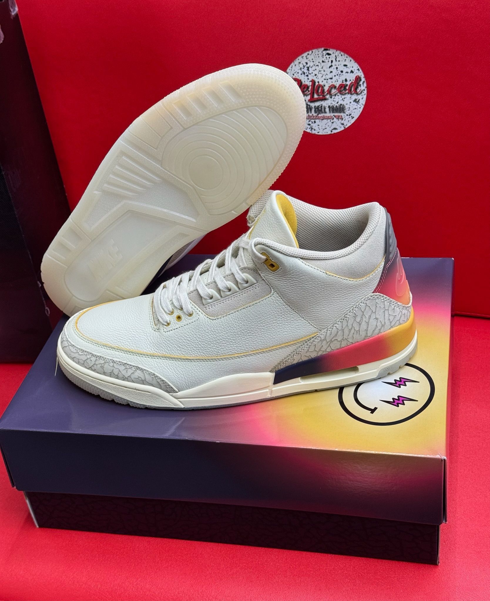 12.5M Jordan 3 Retro SP J Balvin Medellin Sunset