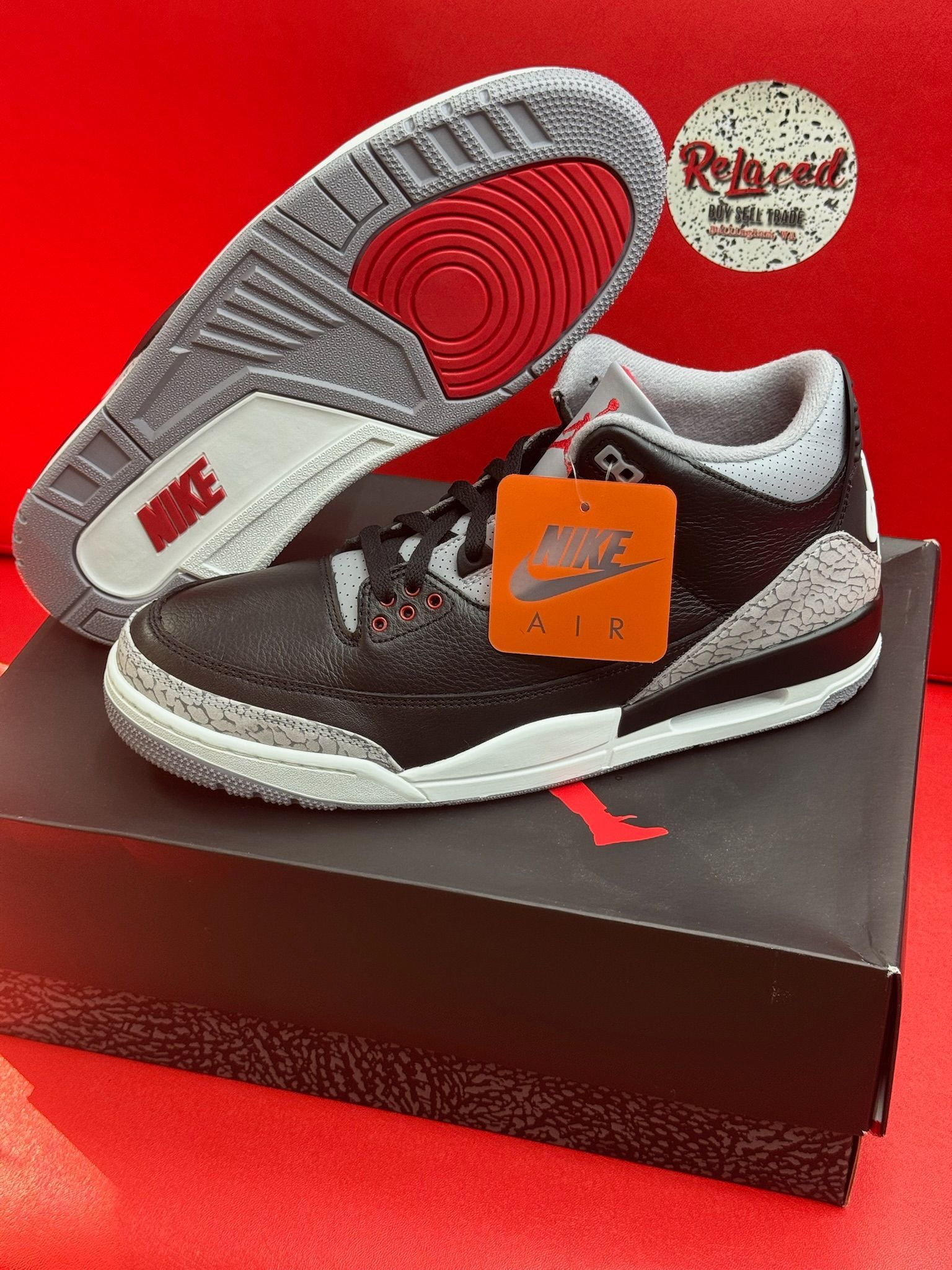 12.5M Jordan 3 Retro Black Cement (2024)