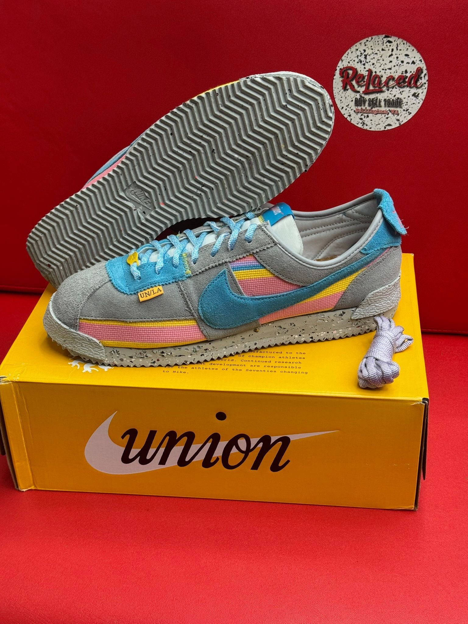 11.5M Nike Cortez Union Light Smoke