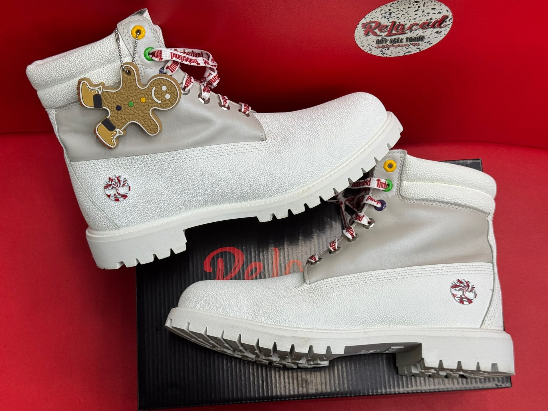 11.5M Timberland Boots 6” Limited Christmas Gumdrops