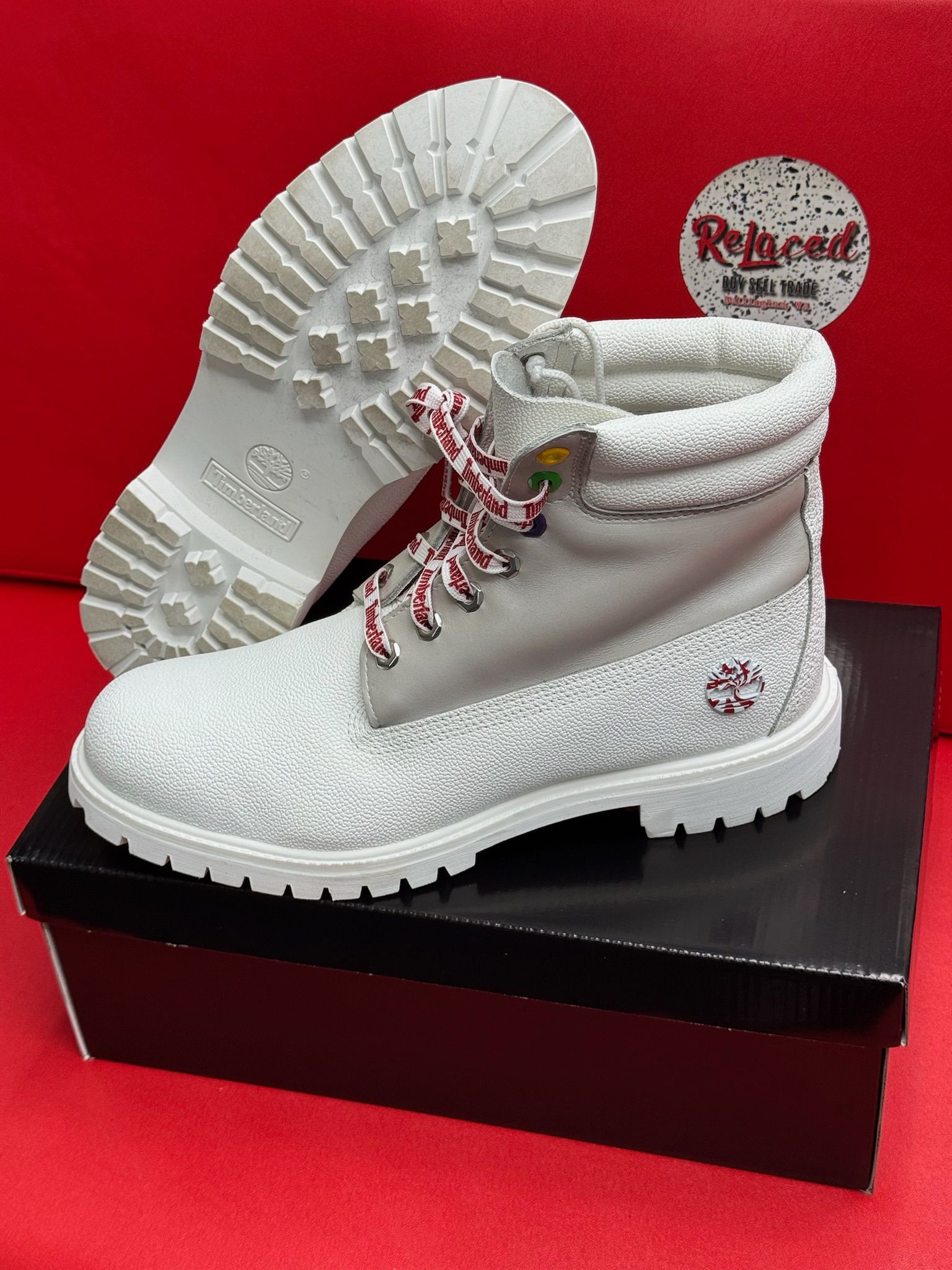 11.5M Timberland Boots 6” Limited Christmas Gumdrops