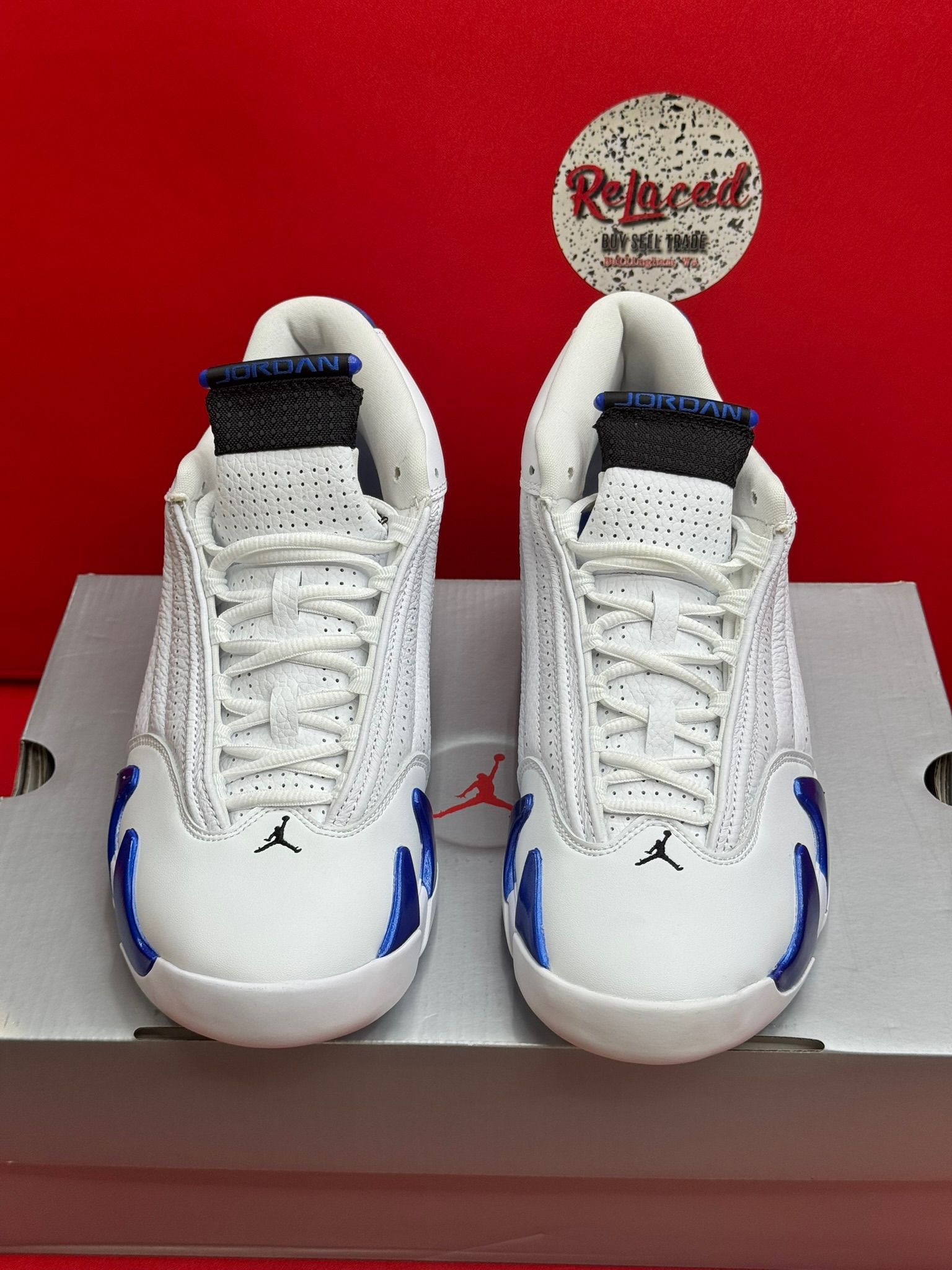 9.5M Jordan 14 White Hyper Royale