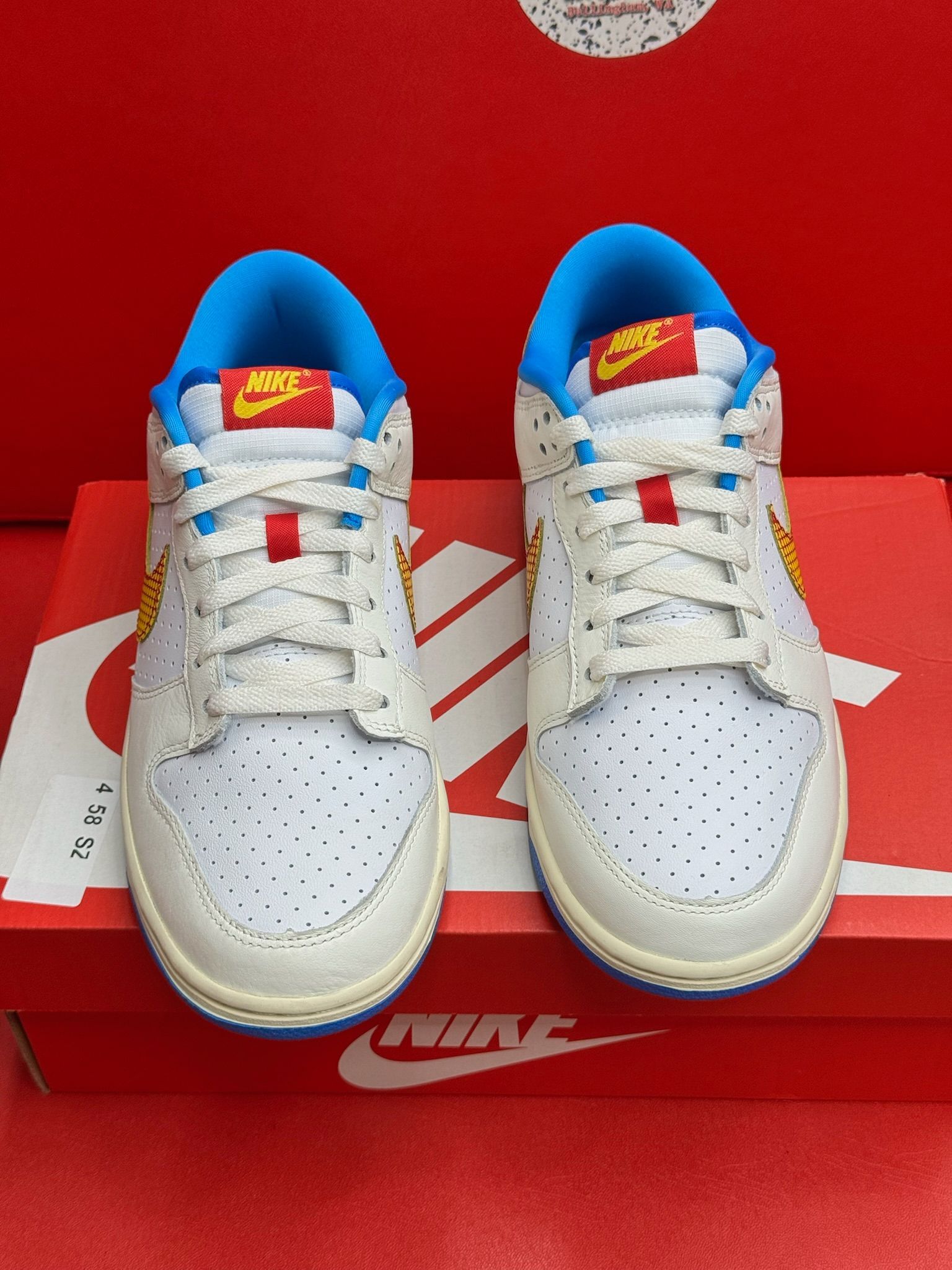 8M Nike Dunk Low Retro Pop Art Sail Photo Blue