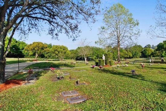 Highland Memory Gardens with Headstones