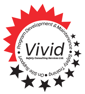a logo for vivid safety consulting services ltd.