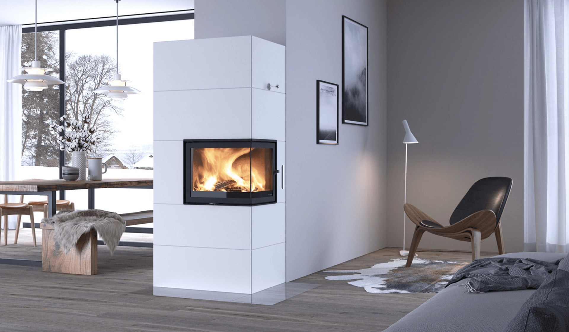 Kachelöfen Engl Feuer