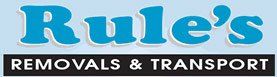 rules removals and transport business logo