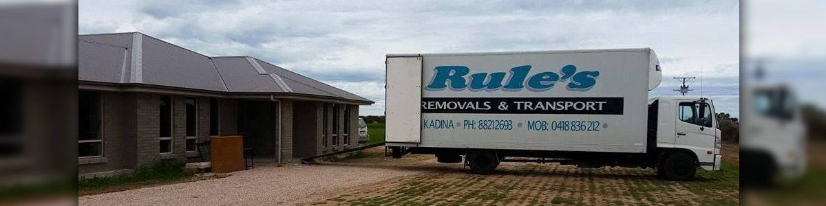 rules removals and transport company truck