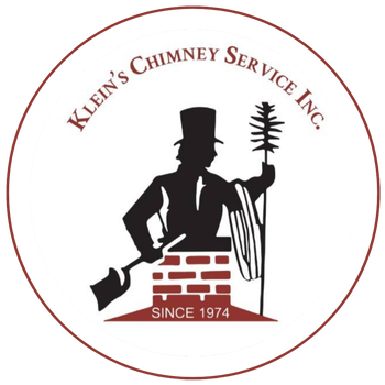 A logo for klein 's chimney service inc. since 1974