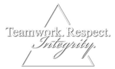 Teamwork. Respect. Integrity.