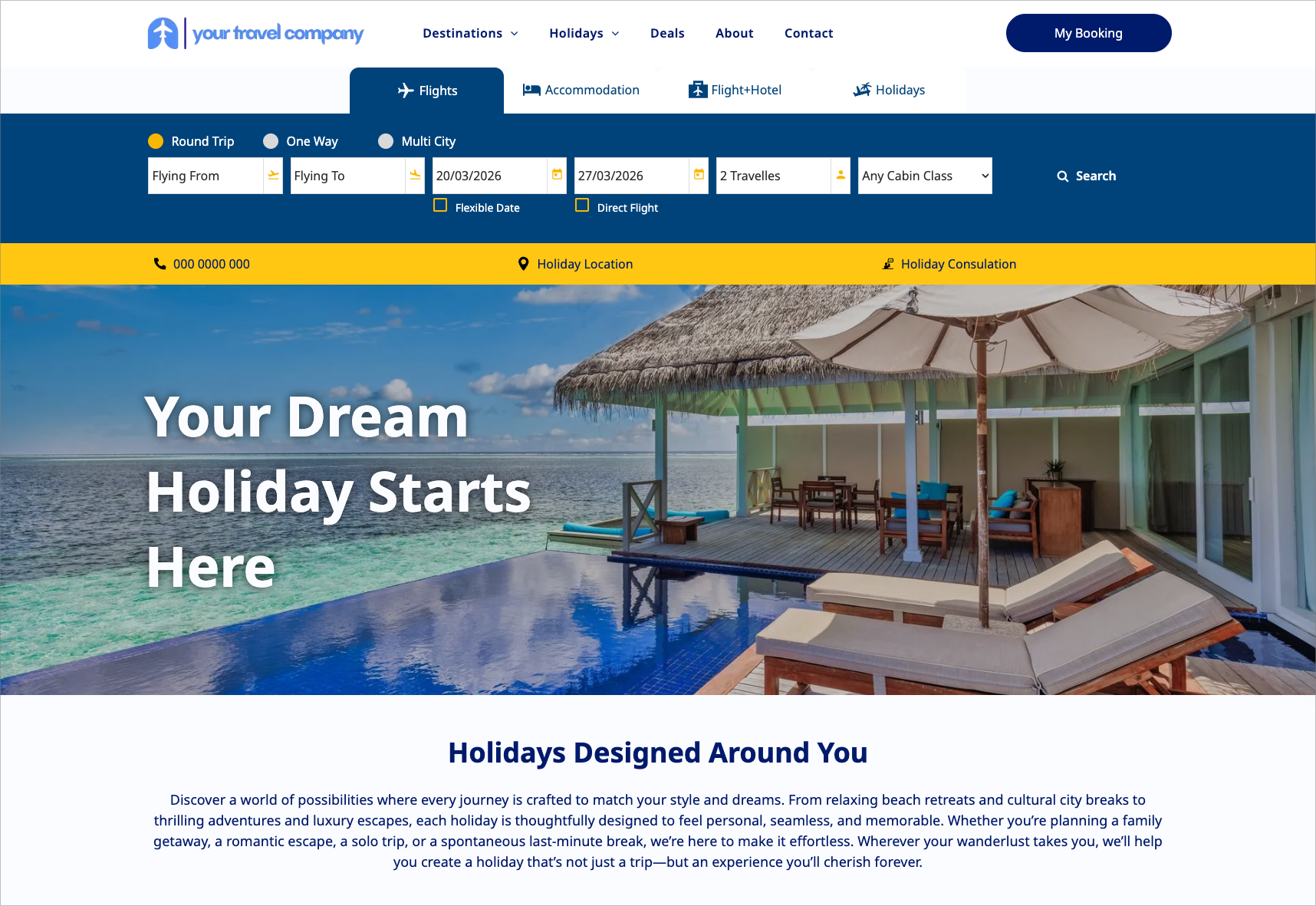 A screenshot of a website showing a variety of hotels.