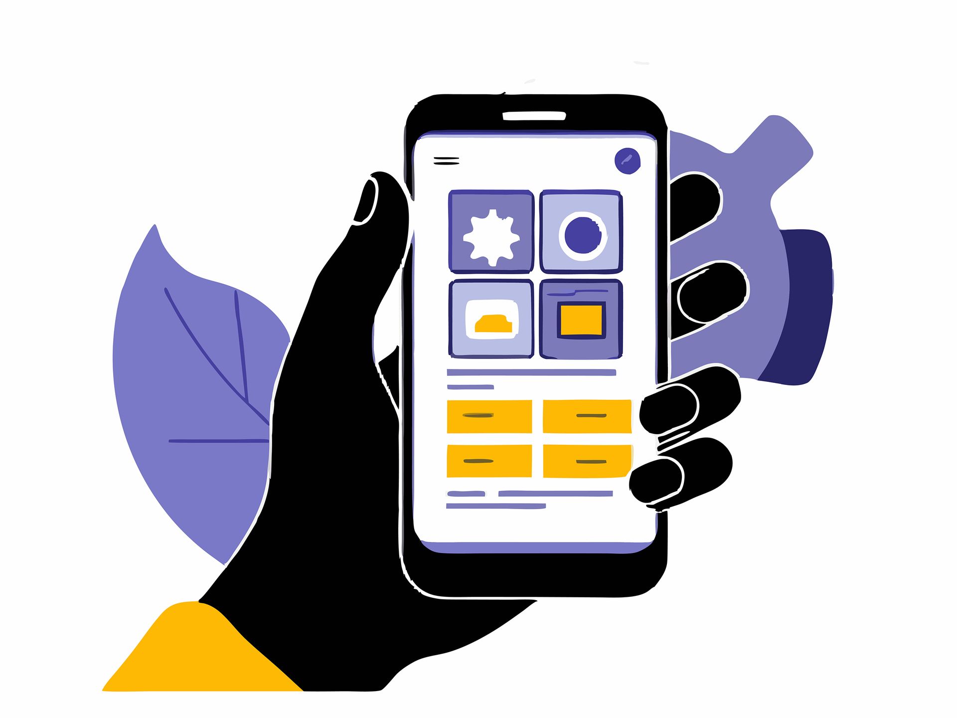 A person is holding a cell phone in their hand.