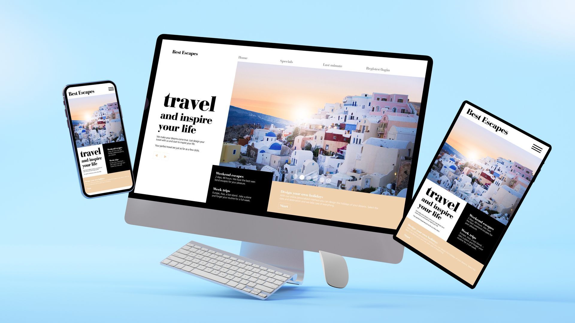 Travel Business Website Builder