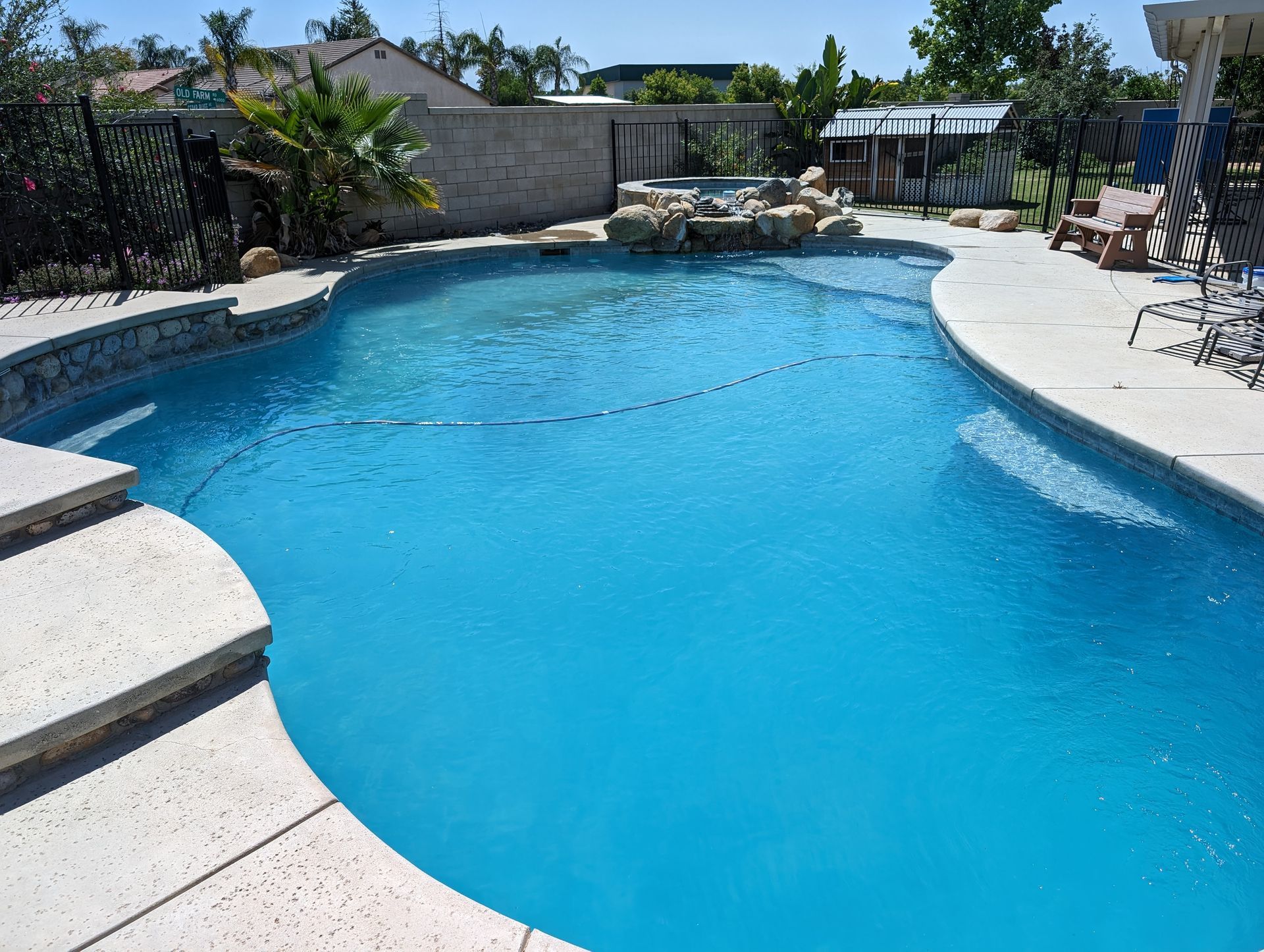 Sparkling Clean Bakersfield Pool After Pool Cleaning Photo