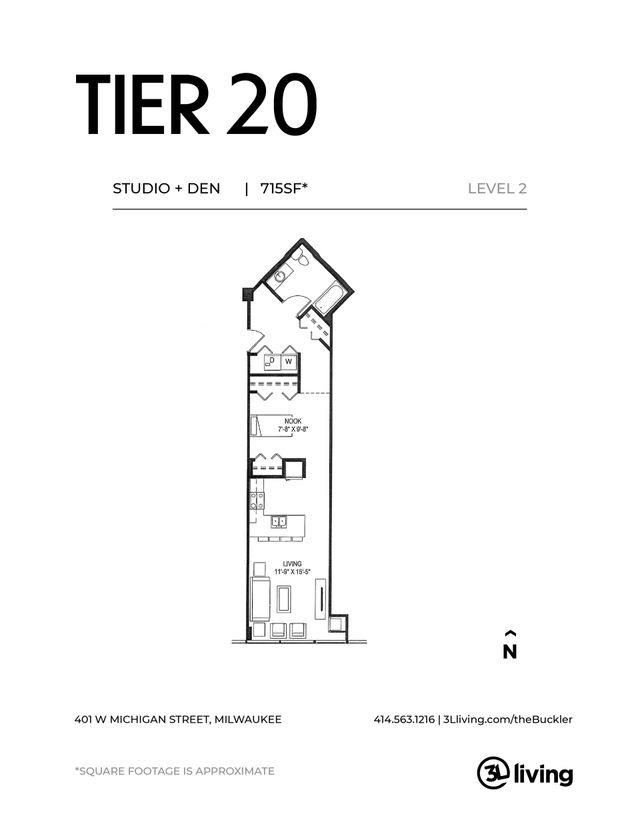 The Buckler | 3L Living | Milwaukee, WI