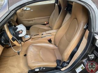The inside of a car with the word dc on it