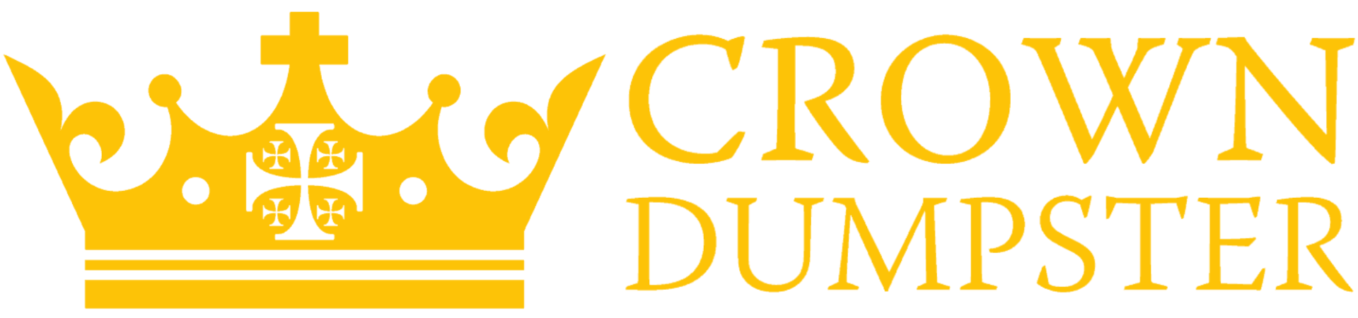 Yellow crown logo with 
