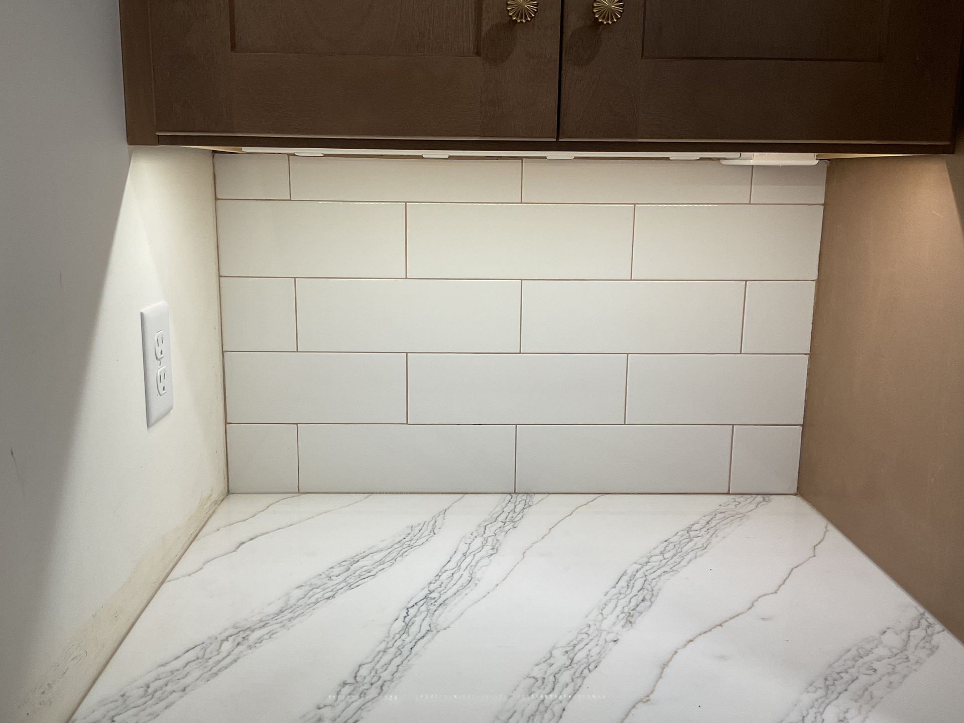 Undermount kitchen lighting installed by Ibach's Electrical Services in Lancaster, PA