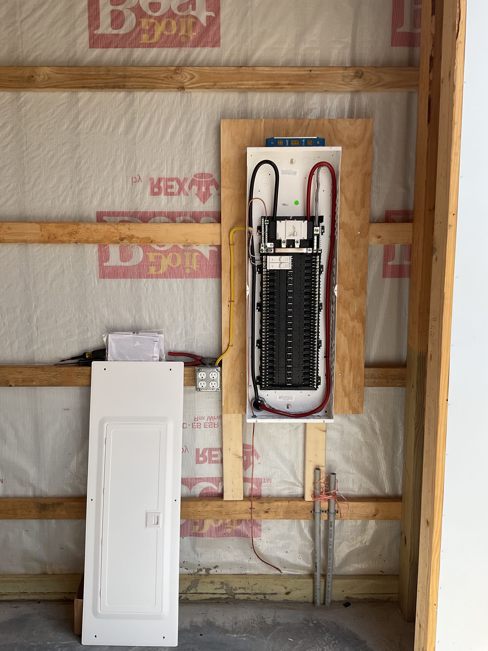 Whole-home surge protector installed in a Berks County residence