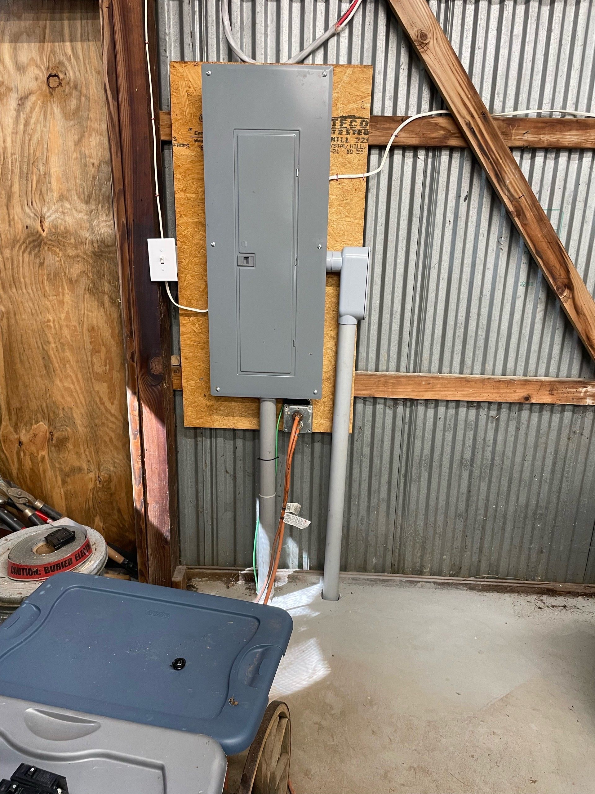 Panel upgrade from 100A to 200A in a York PA home by Ibach’s Electric Services