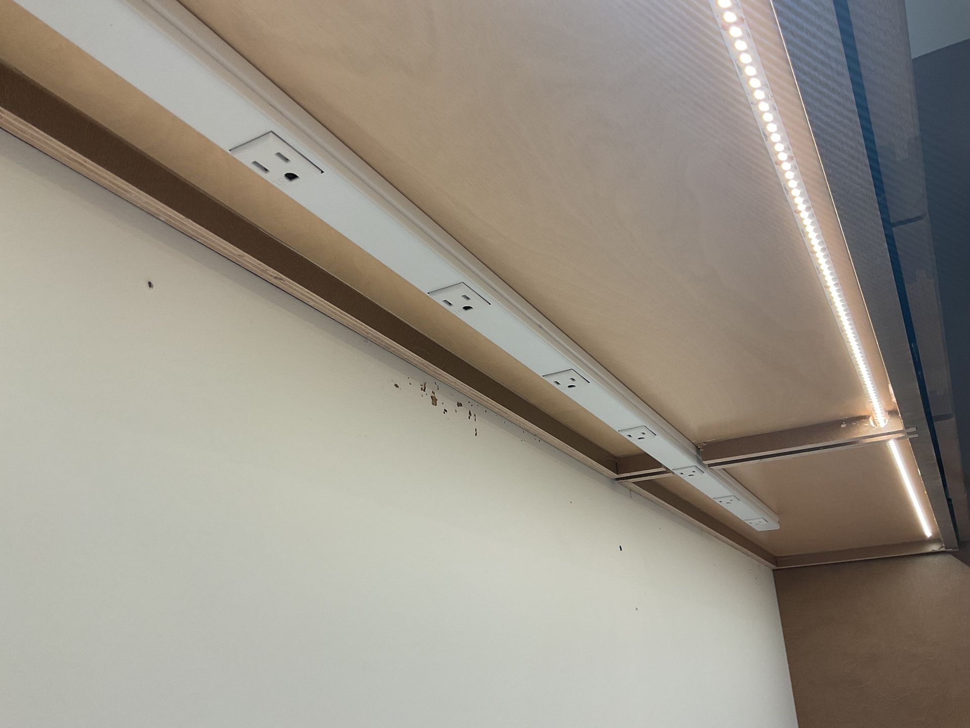 Close up Undermount kitchen lighting installed by Ibach's Electrical Services in Lancaster, PA