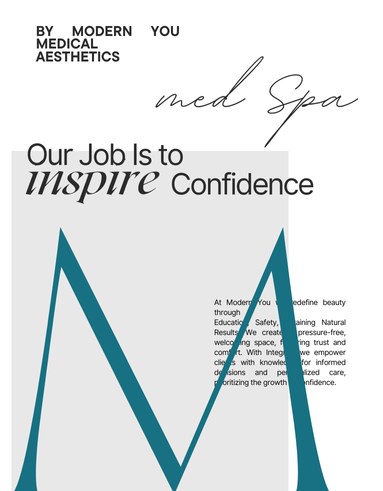 A poster that says `` our job is to inspire confidence ''