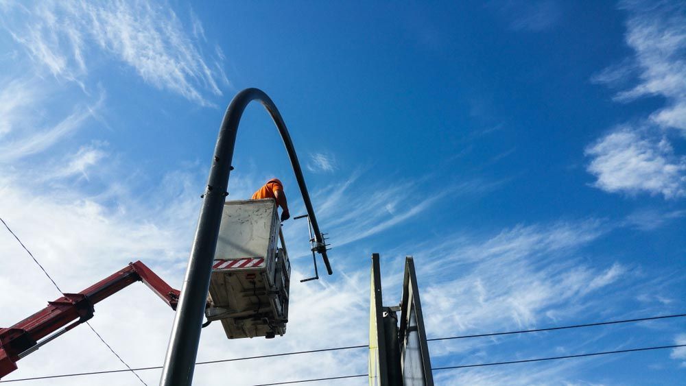Installing Light on Lift — Mechanical Assistance in North Lakes, QLD