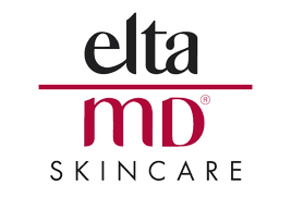 Elta md skincare logo on a white background