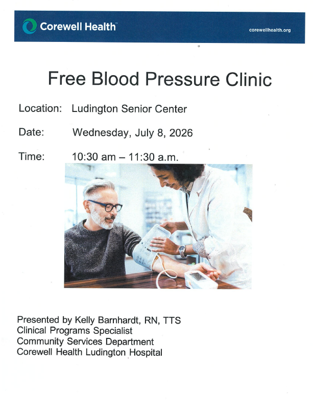Flyer for Blood Pressure Clinic