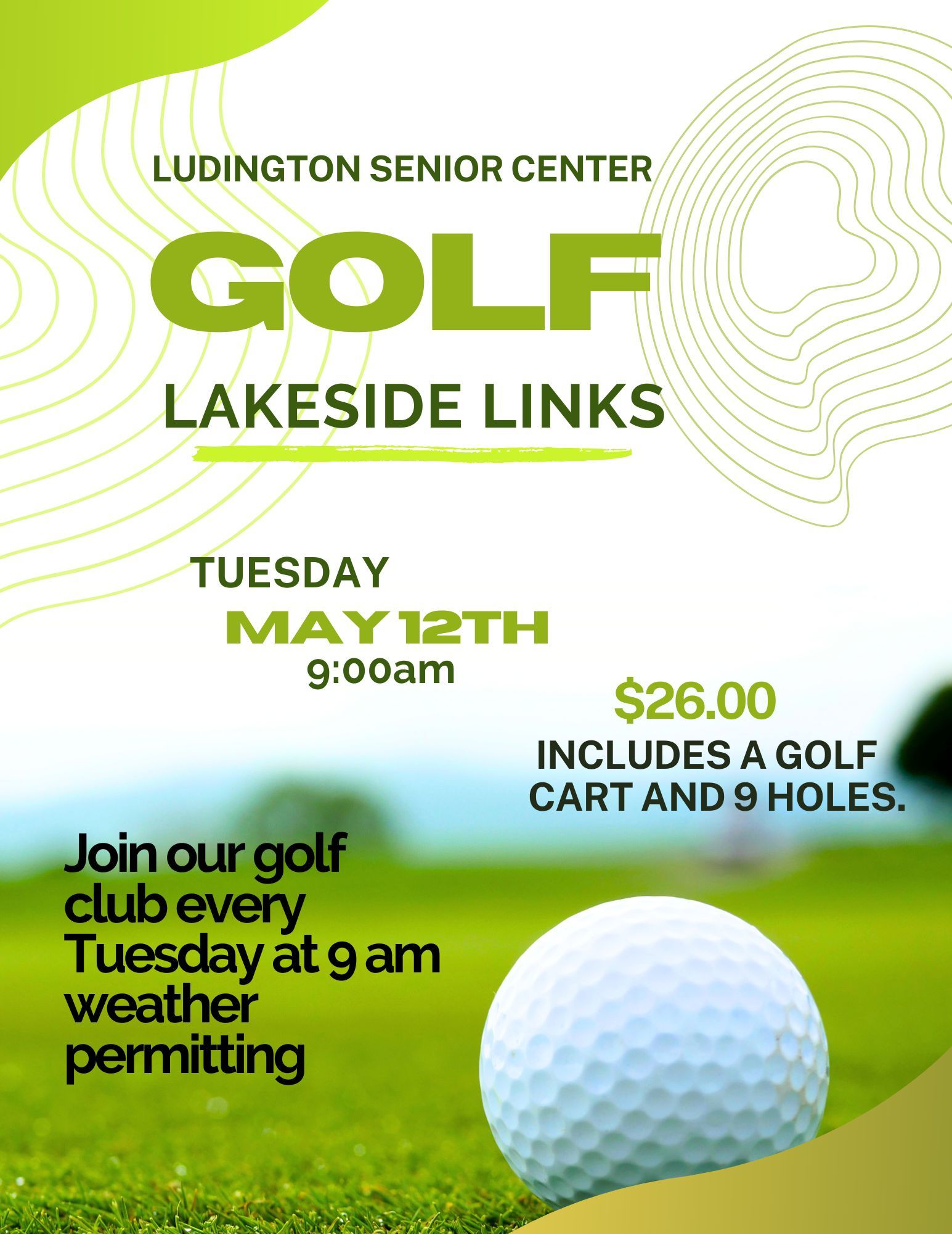 Lakeside Links Golf Flier