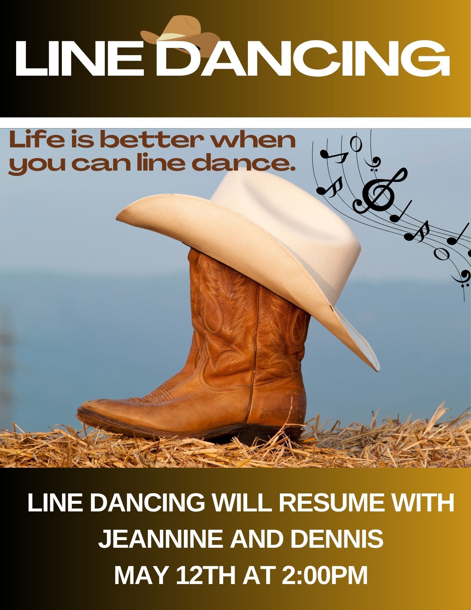 Line Dancing Flier