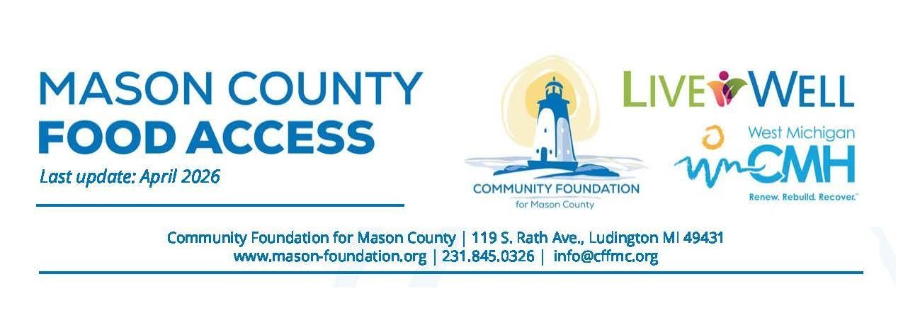Get the Mason County Food Access guide.