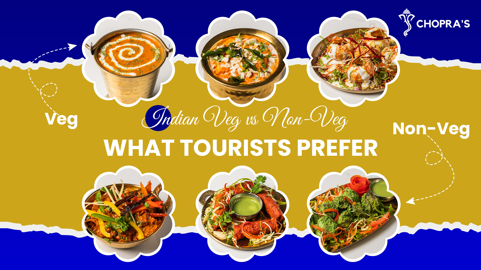 Indian Veg vs Non-Veg – What Tourists Prefer
