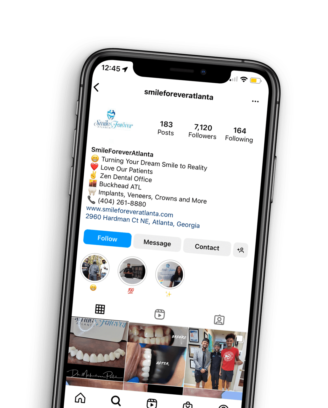 Smile Forever Atlanta Instagram
