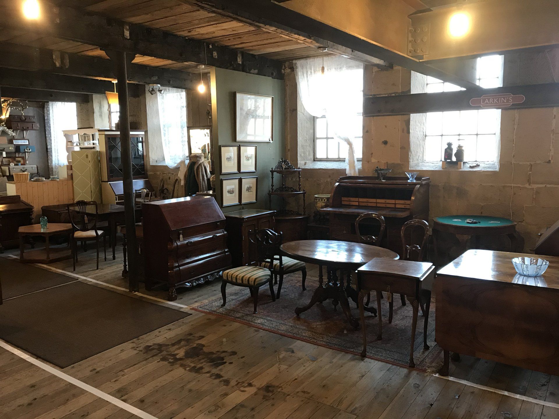 Larkin's antiques shop belper