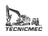 Un logotipo en blanco y negro para una empresa llamada tecnicmec.