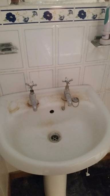 dirty sink