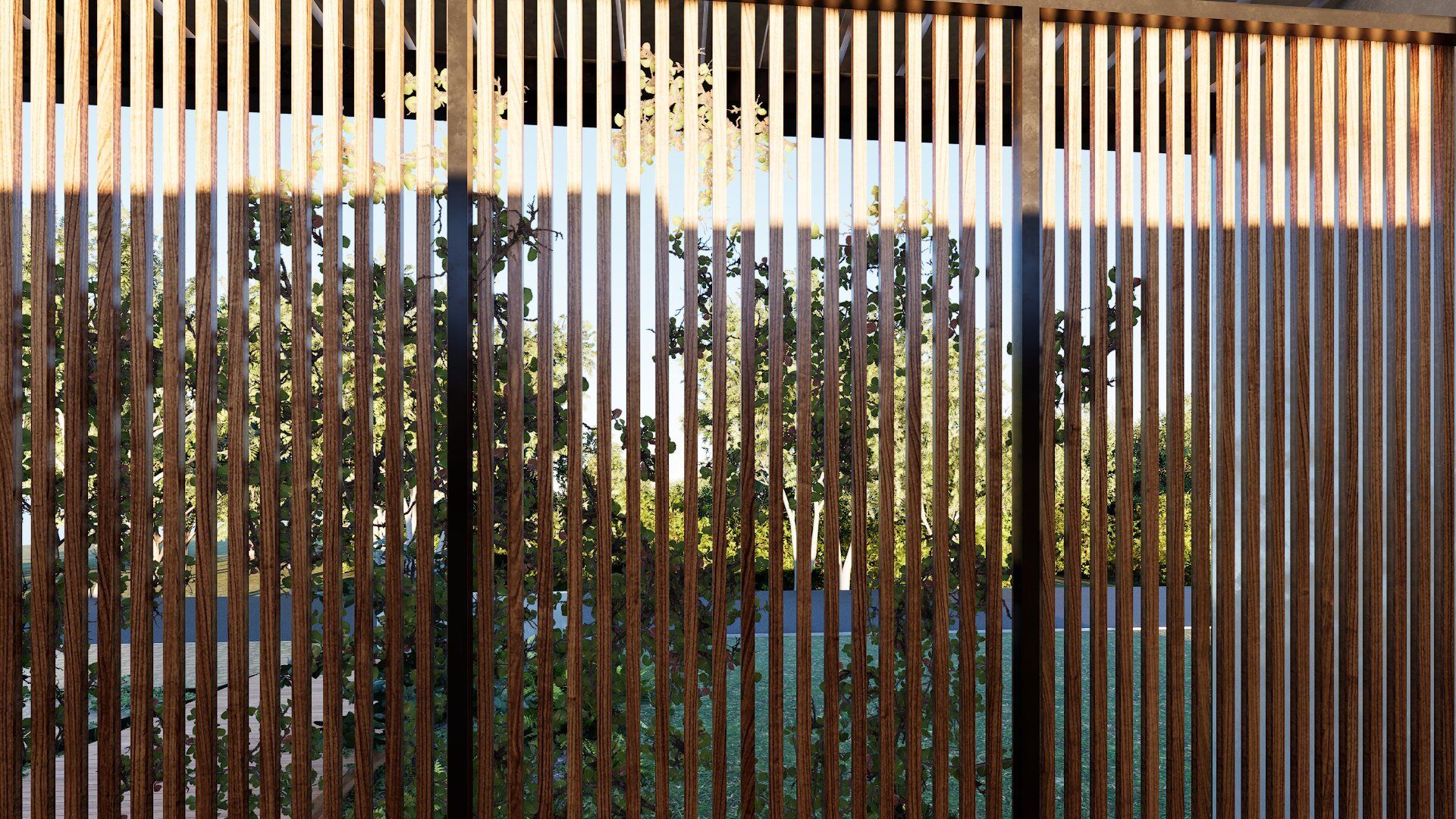 contemporary house with passive ventilation and natural light.