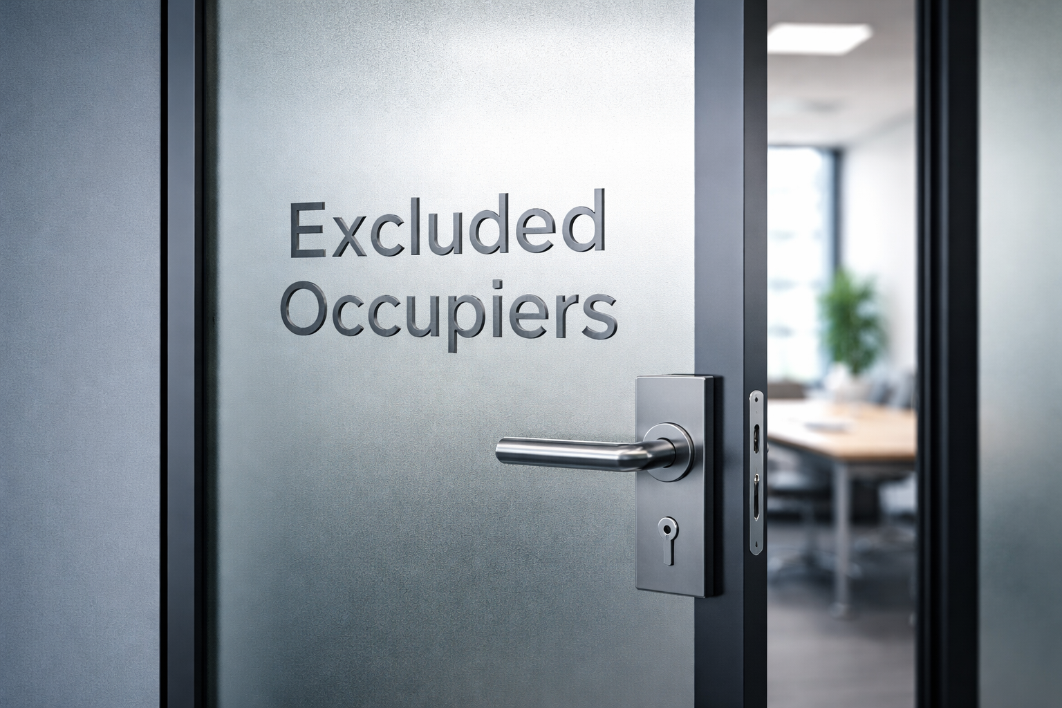 Excluded occupier temporary housing attendance support by UK Bailiffs