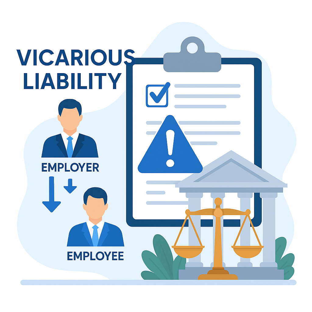 Vicarious liability legal illustration
