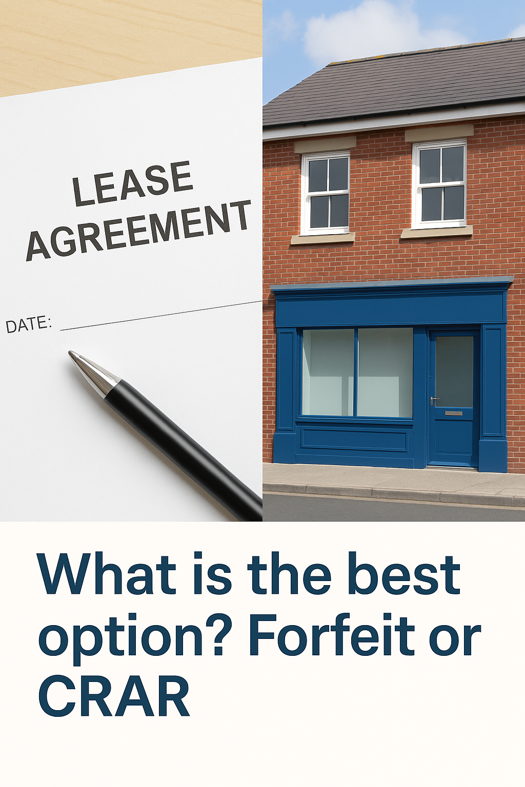 Lease Forfeiture or Recover Rent?