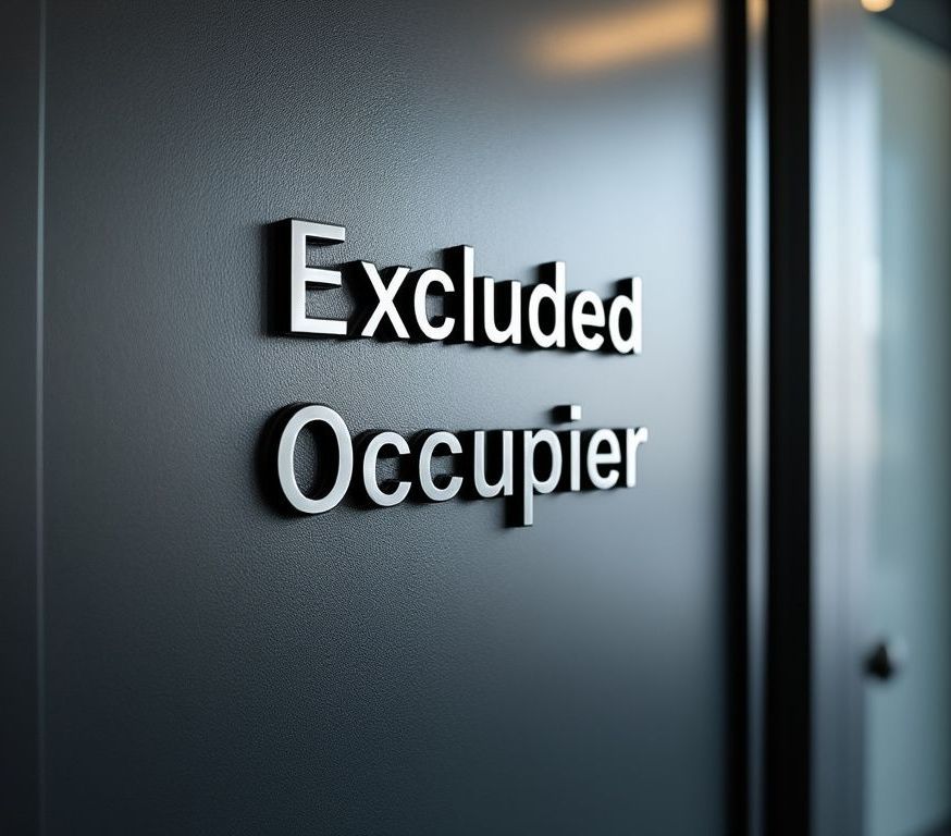 Excluded Occupiers
