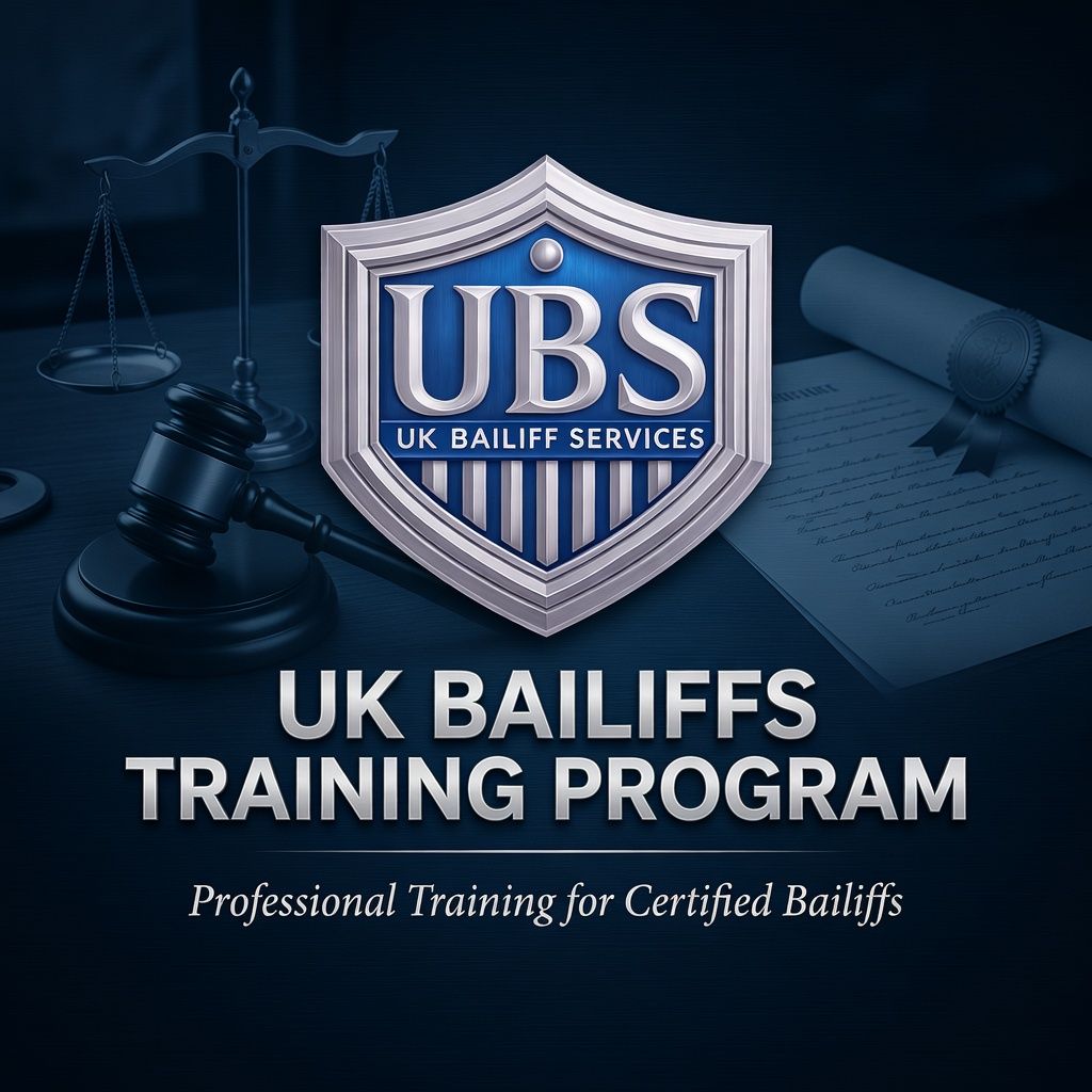 Enforcement agent training and operational standards at UK Bailiffs