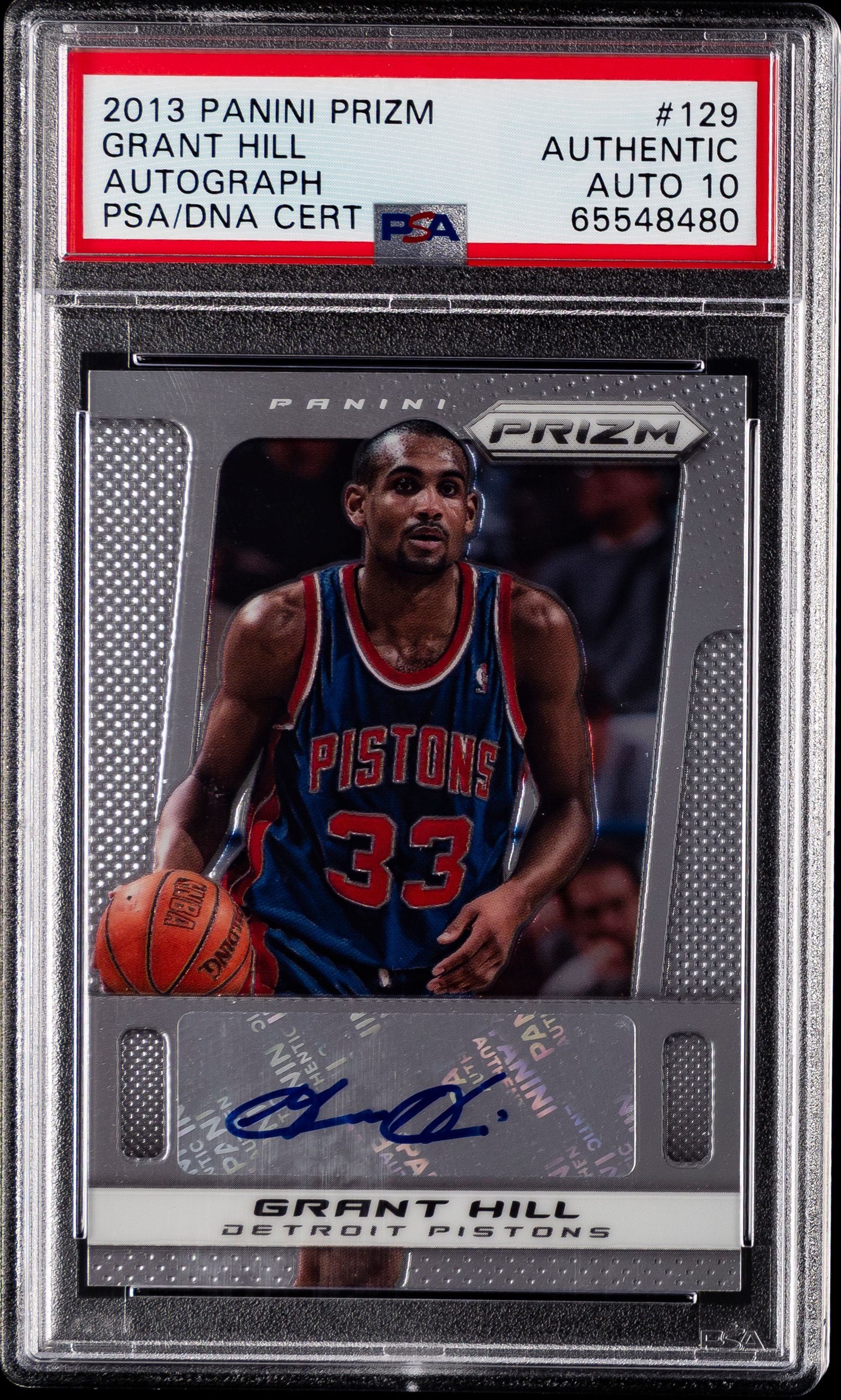 2013 PANINI PRIZM AUTOGRAPH
#129 GRANT HILL