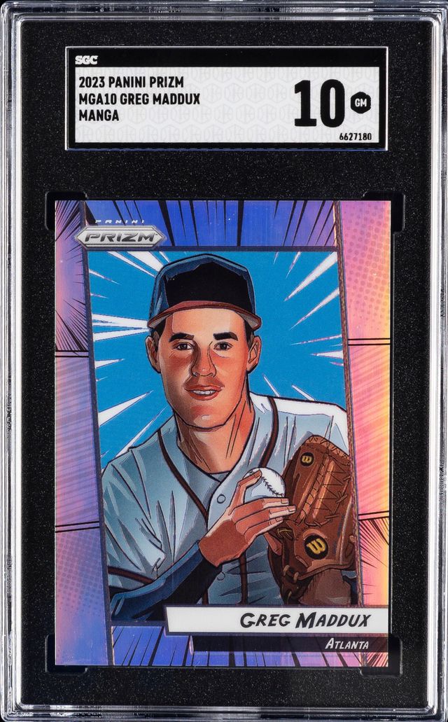 2023 Panini Prizm Manga Greg Maddux #MGA10 | SSP Case Hit Insert