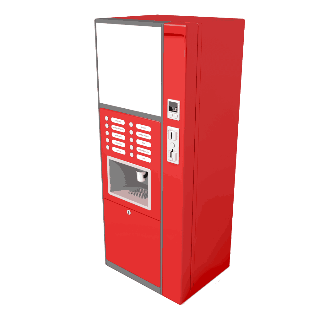 Red vending machines — vending machine in Lynn, MA